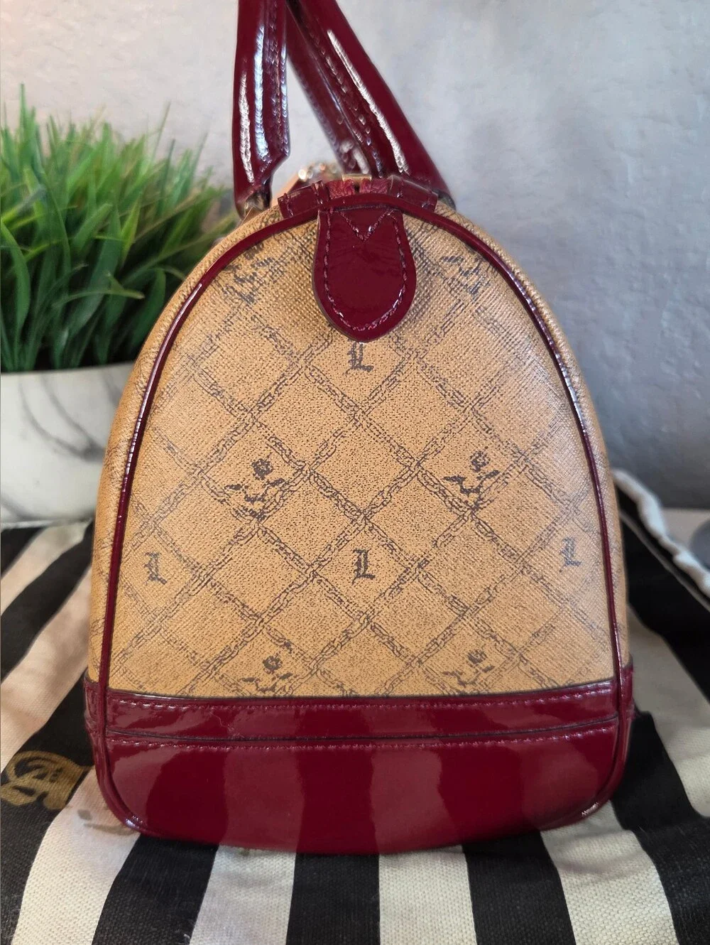 RARE Vintage L.A.M.B. Gwen Stefani Mandeville Satchel, Wallet & Pouch & Dustbag.